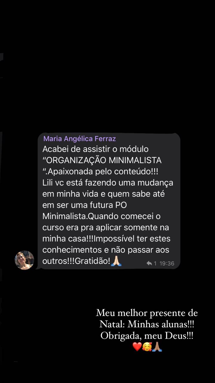 Depoimentos Alunas