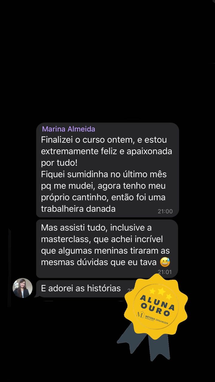 Depoimentos Alunas