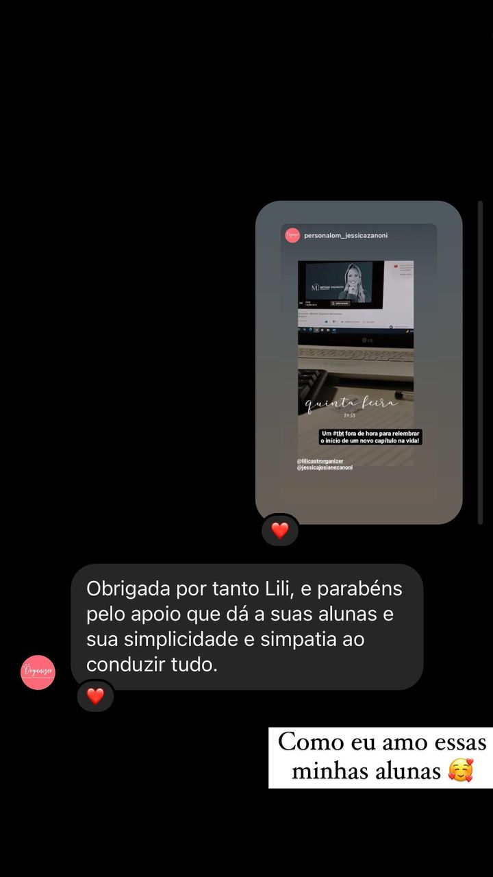 Depoimentos Alunas